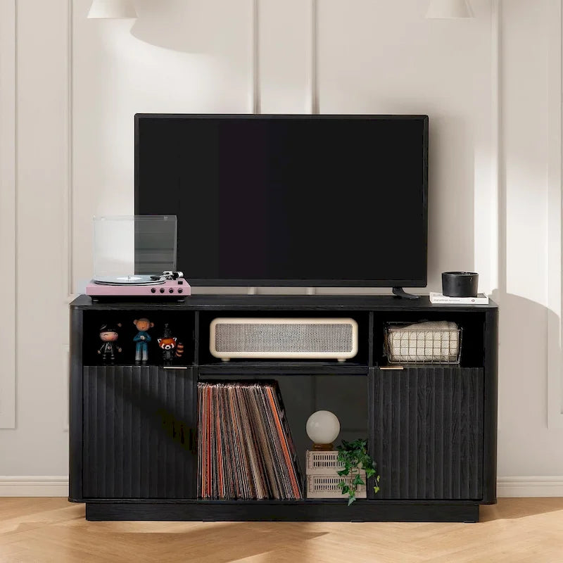 Meuble TV avec cheminée électrique 59 pouces