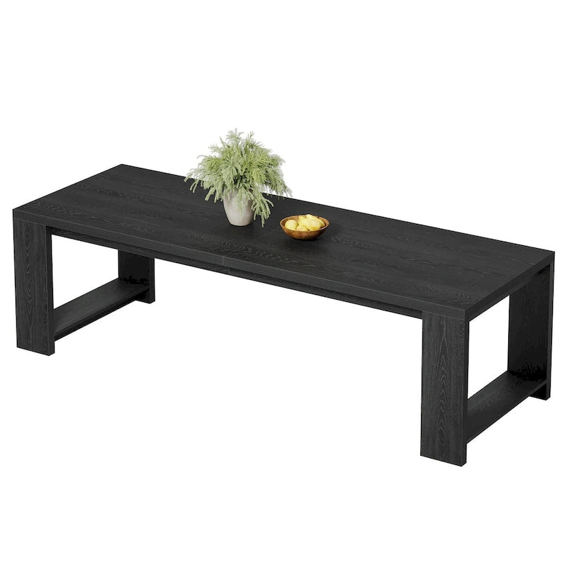 Table à manger de ferme en bois de 220 cm pour 6 à 8 personnes