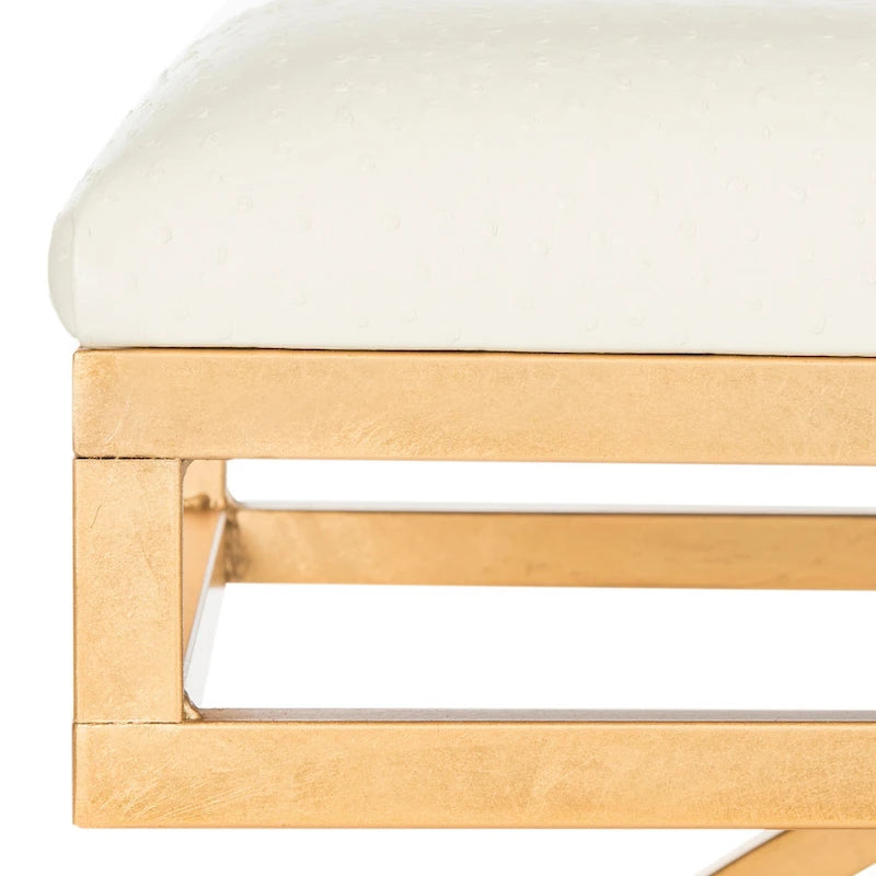 Banc courbé de luxe moderne — 38 x 18 x 18,3 — Largeur 38 x Profondeur 18 x Hauteur 18