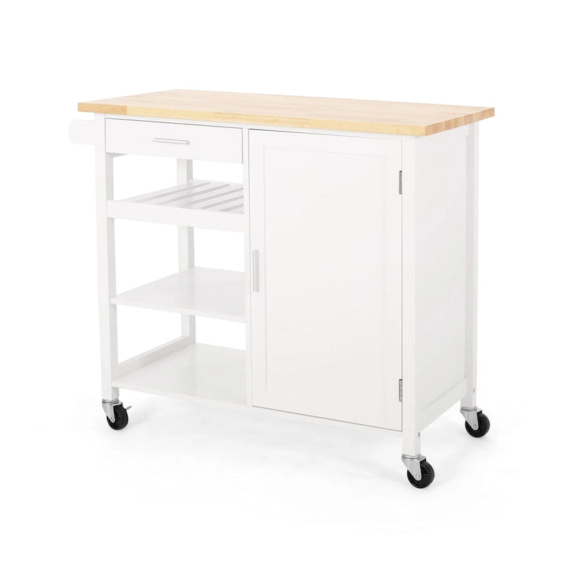 Chariot de cuisine moderne à roulettes — L 106,05 x P 48 x H 89,5 cm