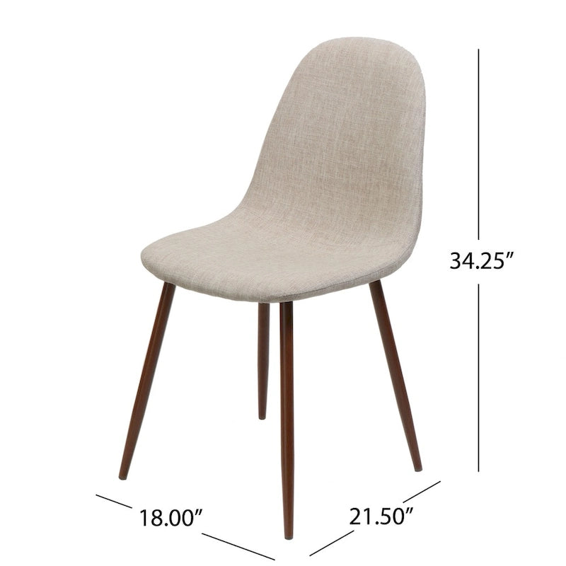 Chaises de salle à manger style Mid-Century (Lot de 2)