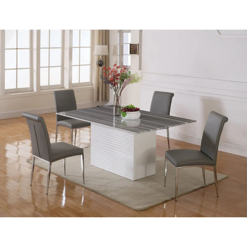 Chaises d'appoint cantilever rembourrées modernes (lot de 4)