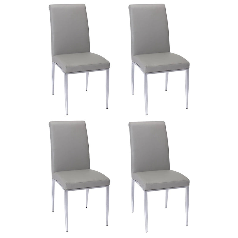Chaises d'appoint cantilever rembourrées modernes (lot de 4)