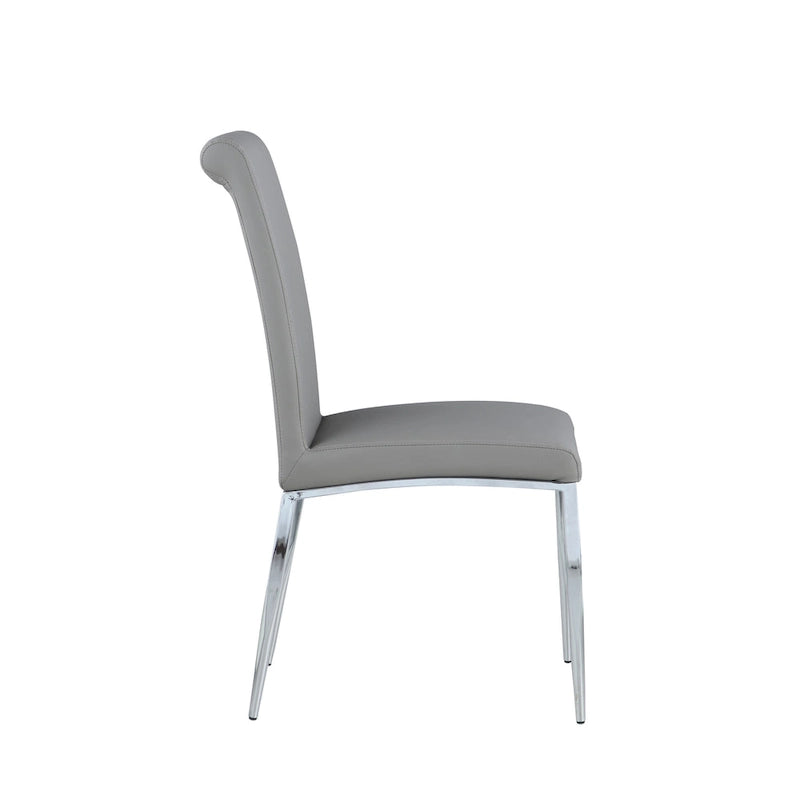 Chaises d'appoint cantilever rembourrées modernes (lot de 4)