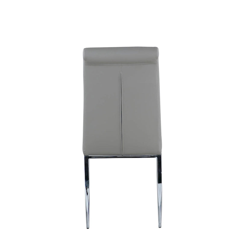 Chaises d'appoint cantilever rembourrées modernes (lot de 4)