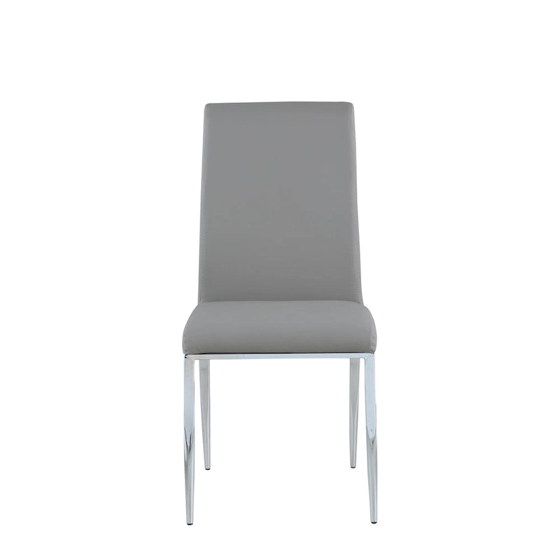 Chaises d'appoint cantilever rembourrées modernes (lot de 4)