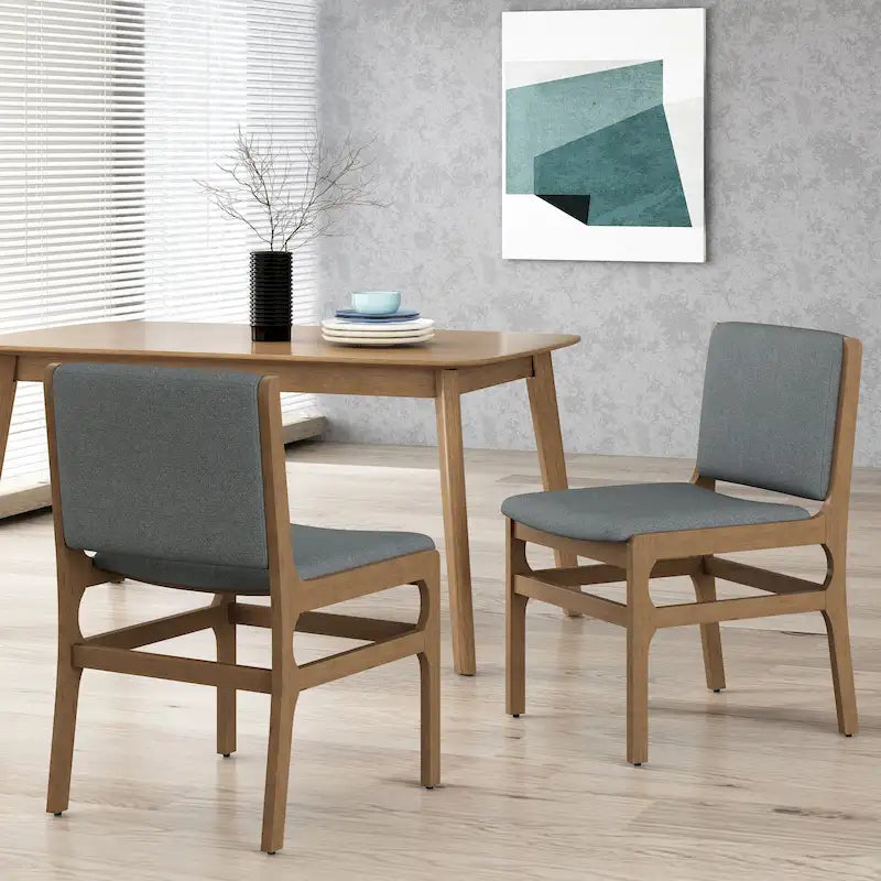 Chaises de salle à manger rembourrées - deux chaises par ensemble
