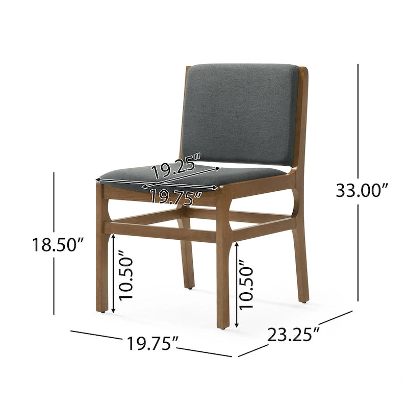 Chaises de salle à manger rembourrées - deux chaises par ensemble