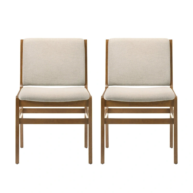 Chaises de salle à manger rembourrées - deux chaises par ensemble