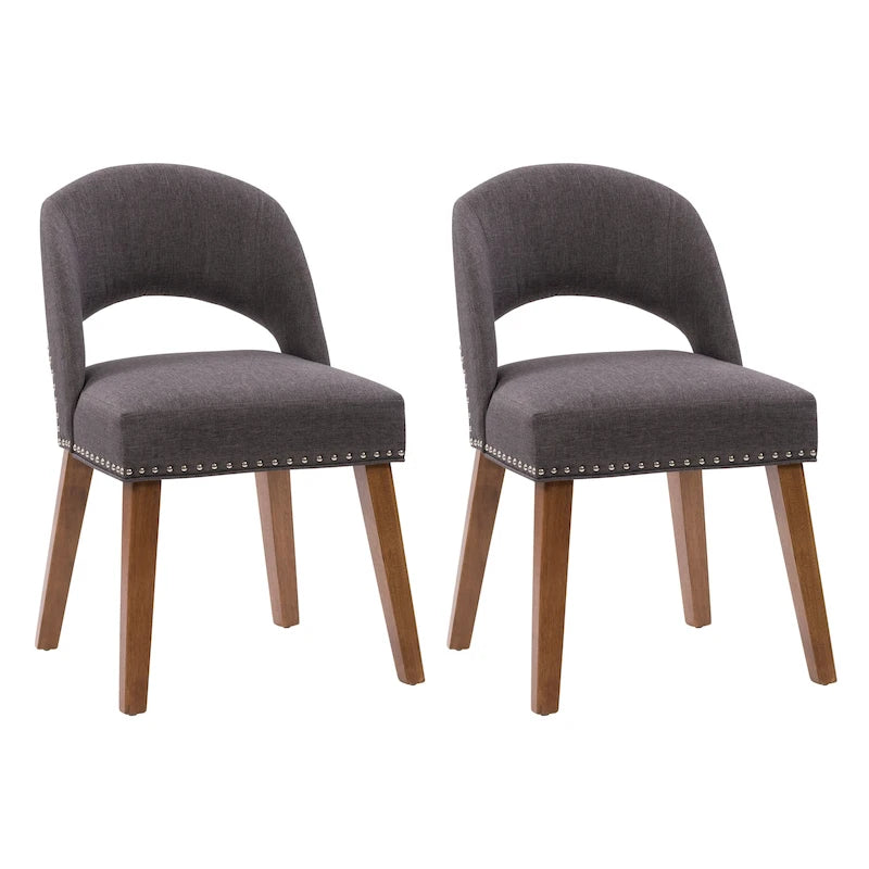Chaises de salle à manger rembourrées (lot de 2)