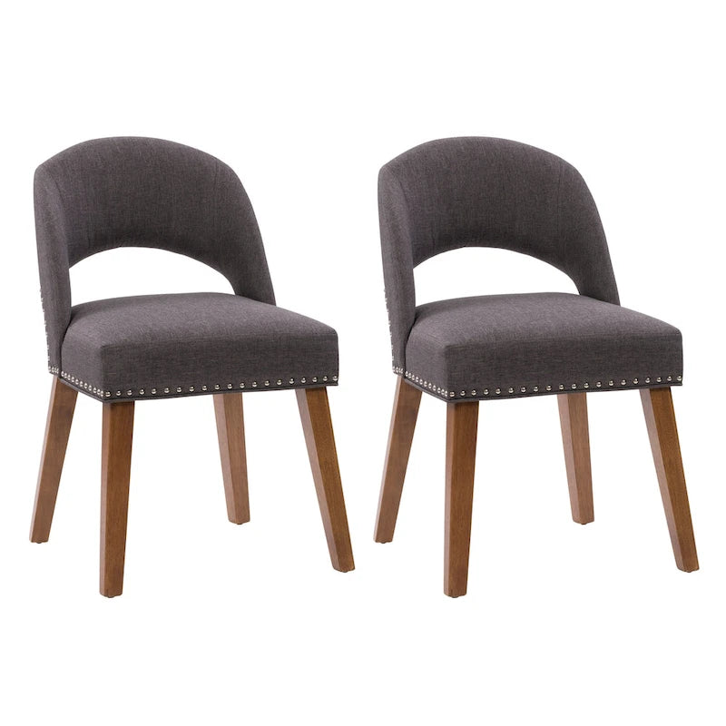 Chaises de salle à manger rembourrées (lot de 2)