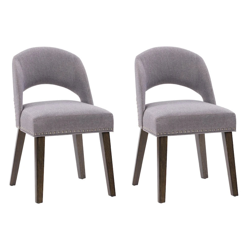 Chaises de salle à manger rembourrées (lot de 2)