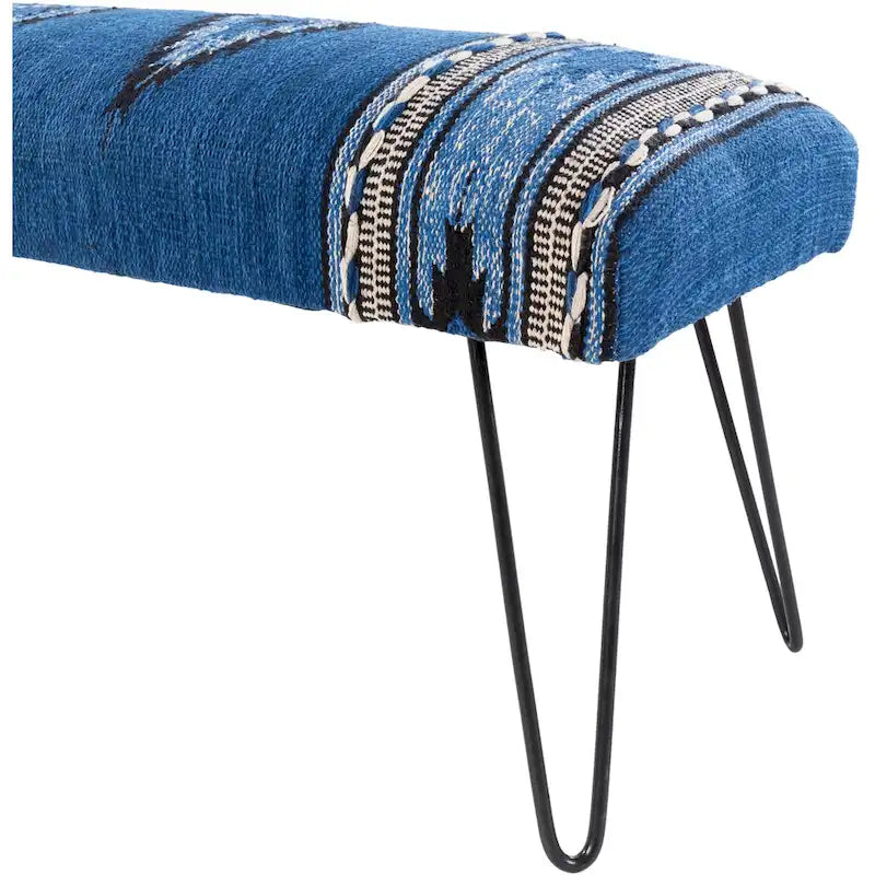 Banc rembourré de style sud-ouest moderne