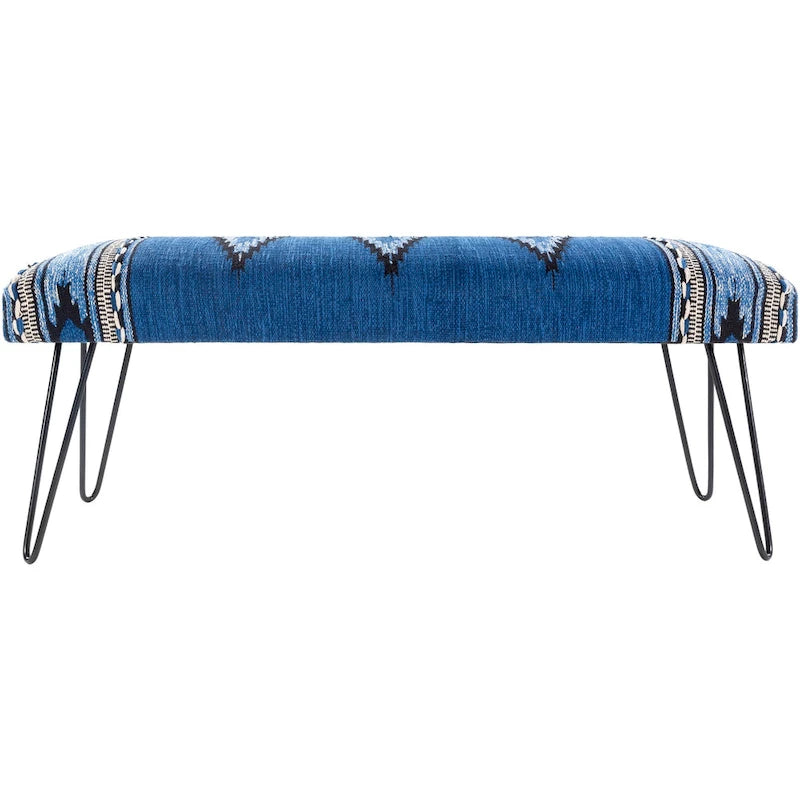 Banc rembourré de style sud-ouest moderne