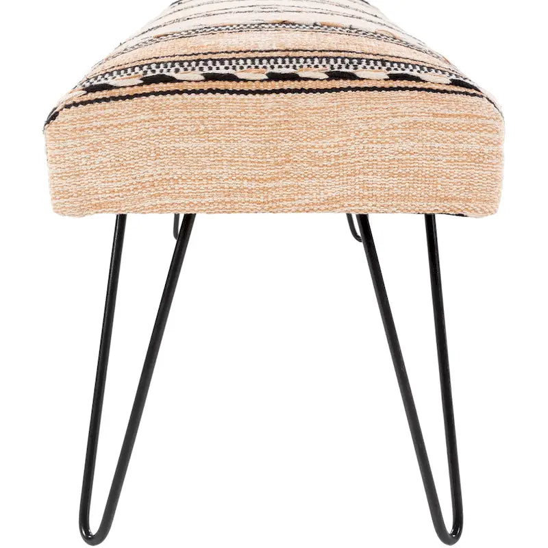 Banc rembourré de style sud-ouest moderne