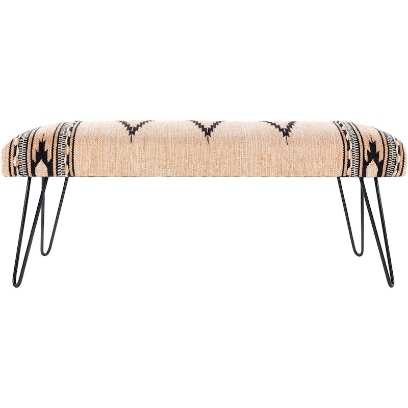 Banc rembourré de style sud-ouest moderne
