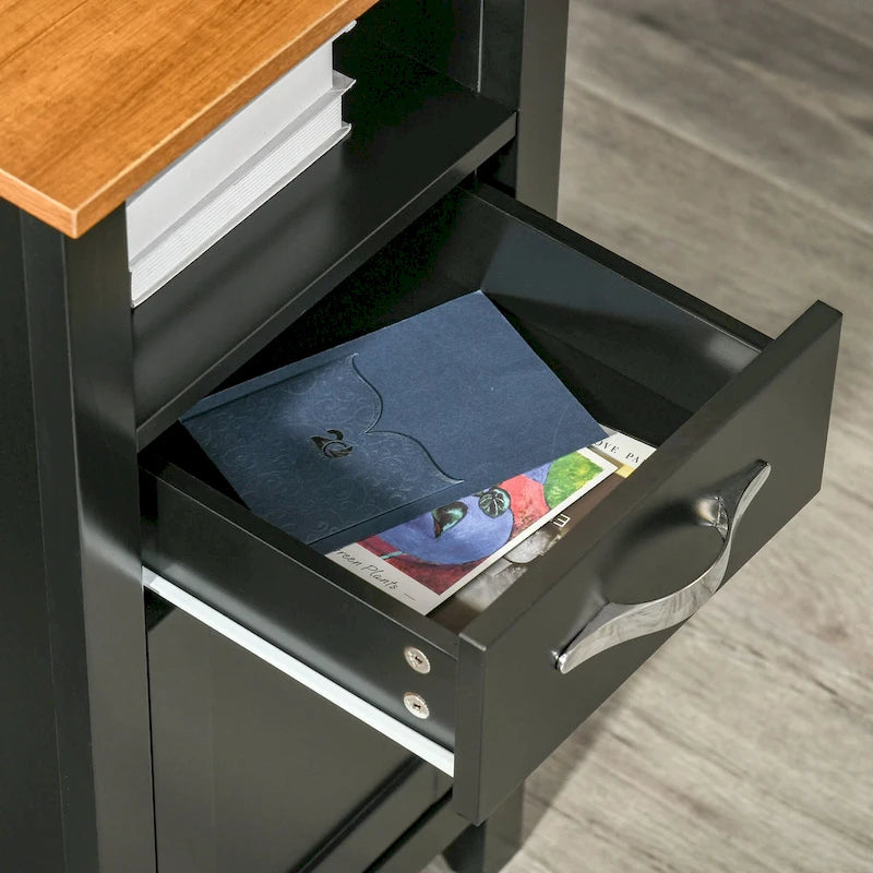 Bureau d'angle en L (avec étagères) — Bureau d'ordinateur / Poste de travail