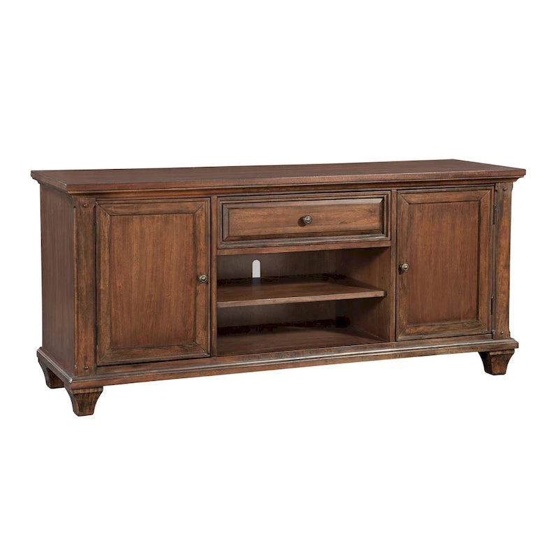 Meuble TV en bois de cerisier Country de 168 cm – 168 cm de large