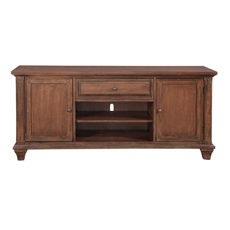 Meuble TV en bois de cerisier Country de 168 cm – 168 cm de large