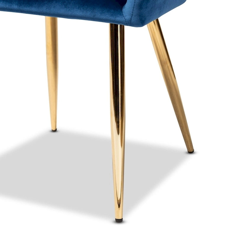 Ensemble de deux chaises rembourrées