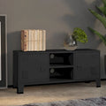 Meuble TV XL/Meuble TV bas/Meuble d'appoint/Meuble TV/Meuble home cinéma/Armoire/Meuble en métal - 41.3 x 13.8 x 16.5