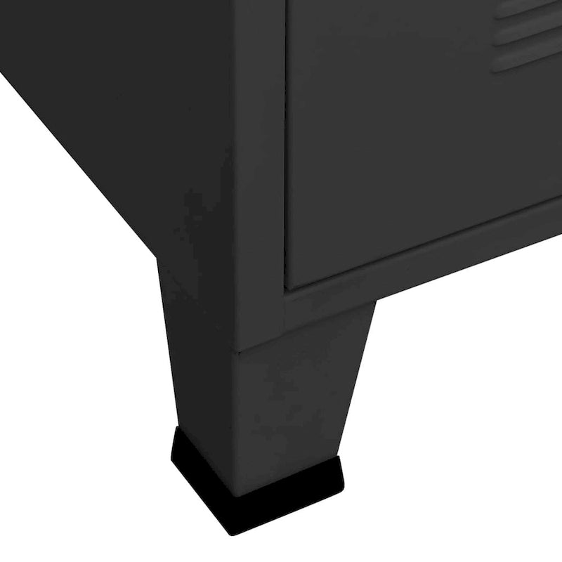 Meuble TV XL/Meuble TV bas/Meuble d'appoint/Meuble TV/Meuble home cinéma/Armoire/Meuble en métal - 41.3 x 13.8 x 16.5