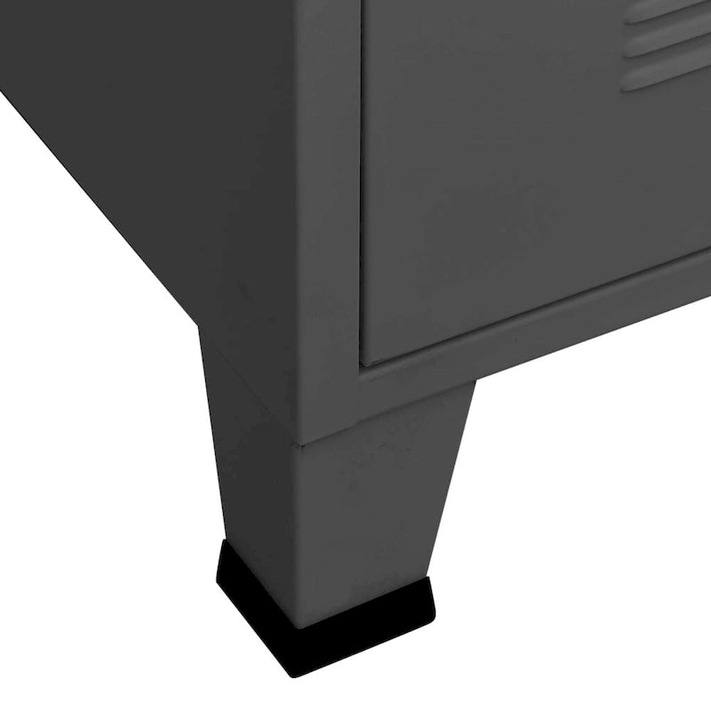 Meuble TV XL/Meuble TV bas/Meuble d'appoint/Meuble TV/Meuble home cinéma/Armoire/Meuble en métal - 41.3 x 13.8 x 16.5
