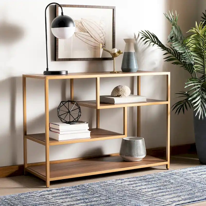 Console géométrique — 42 x 16 x 30,3 — Largeur 42 x Profondeur 16 x Hauteur 30