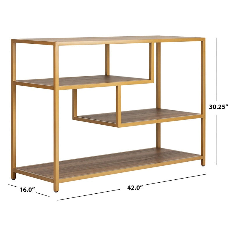 Console géométrique — 42 x 16 x 30,3 — Largeur 42 x Profondeur 16 x Hauteur 30