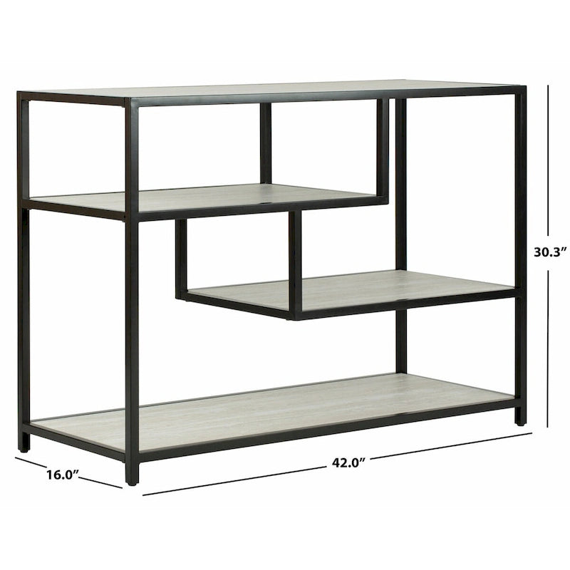 Console géométrique — 42 x 16 x 30,3 — Largeur 42 x Profondeur 16 x Hauteur 30