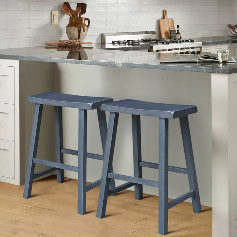 Tabouret de comptoir à assise en selle - Hauteur d'assise 61 cm