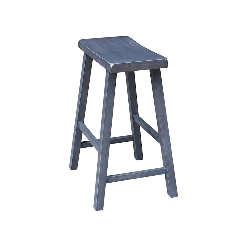 Tabouret de comptoir à assise en selle - Hauteur d'assise 61 cm