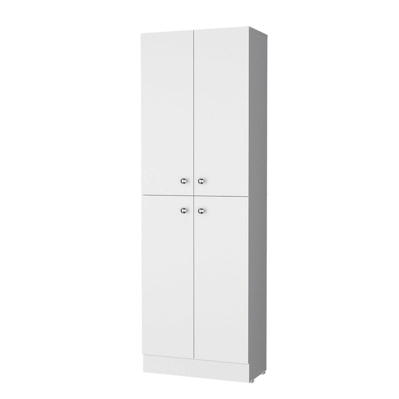 Meuble de rangement 4 portes à 5 niveaux avec étagères dissimulées — Aucune donnée disponible