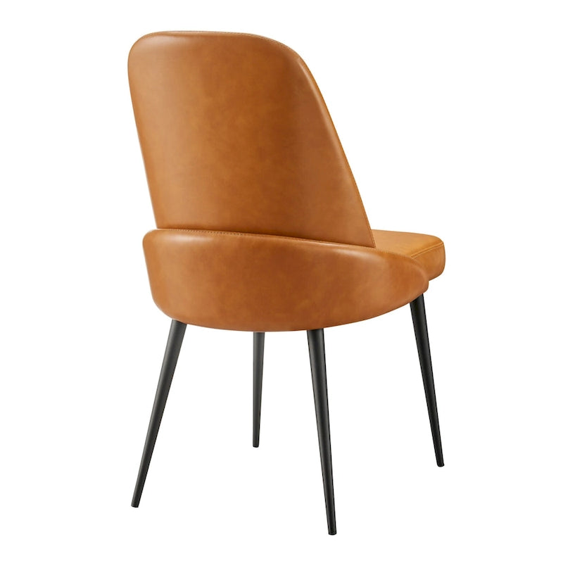 Chaises de salle à manger en cuir PU (Lot de 2)