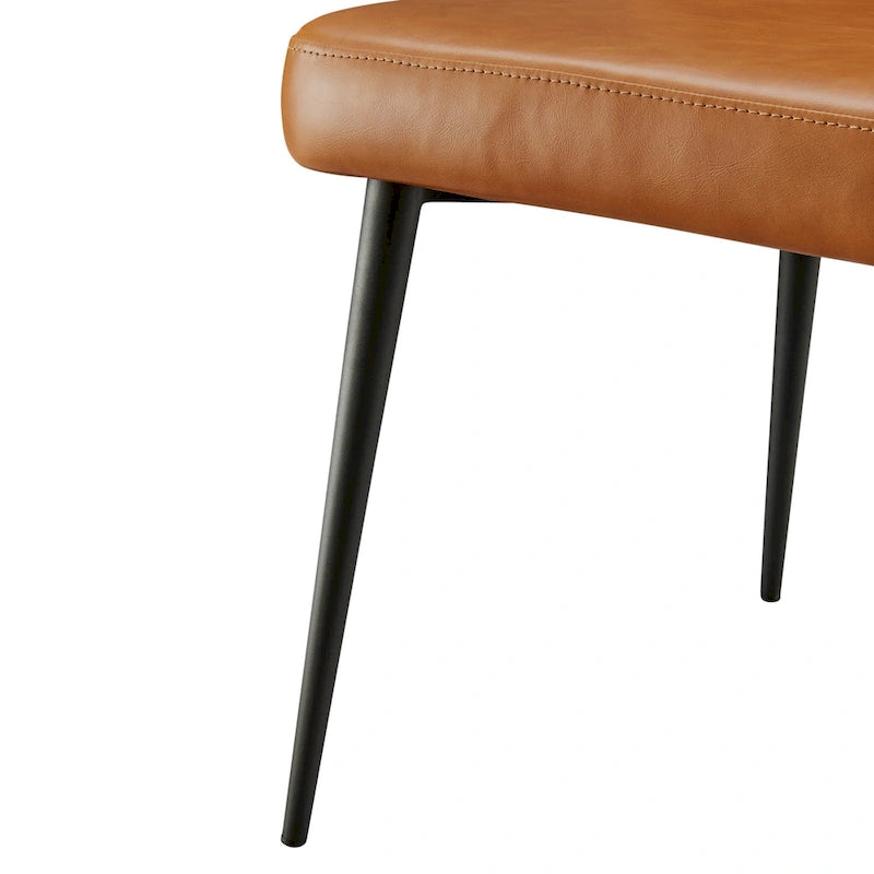Chaises de salle à manger en cuir PU (Lot de 2)