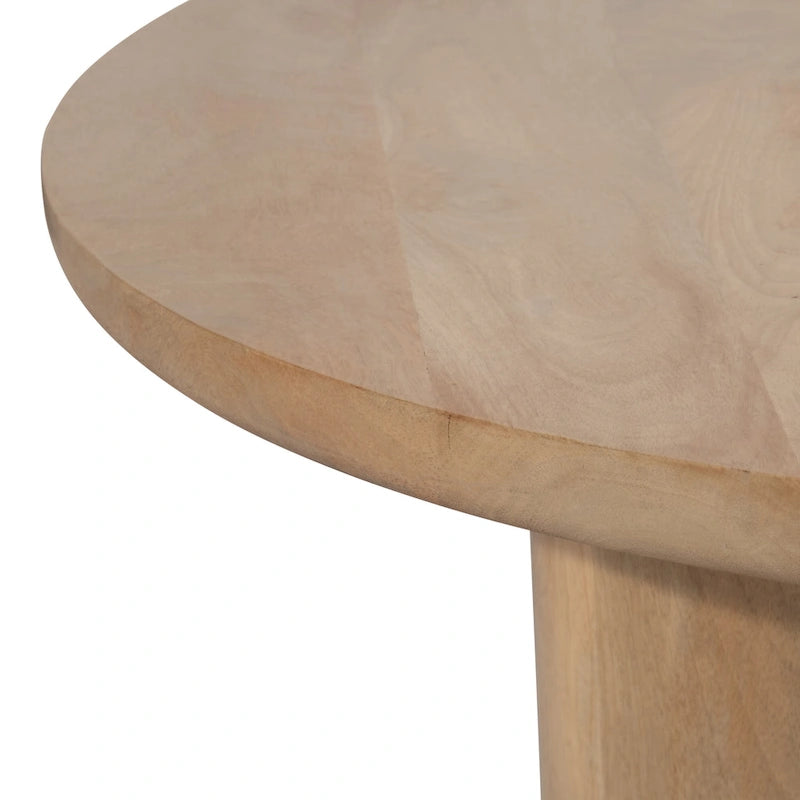 Paire de tables basses élégantes en bois de manguier de style bohème — Un essentiel pour la maison moderne