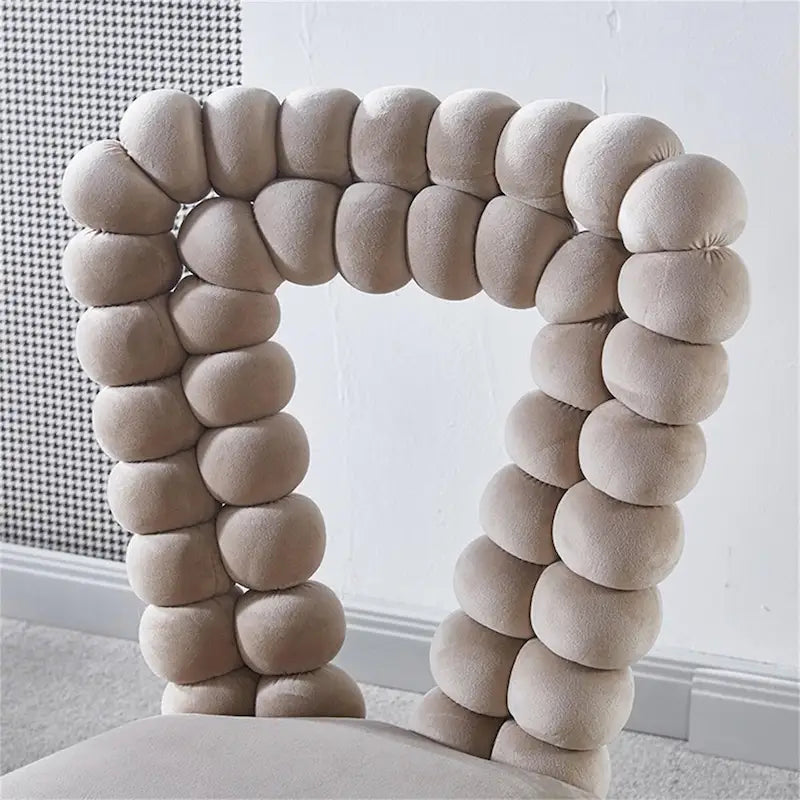 Chaises de salle à manger modernes, pieds en métal — Lot de deux