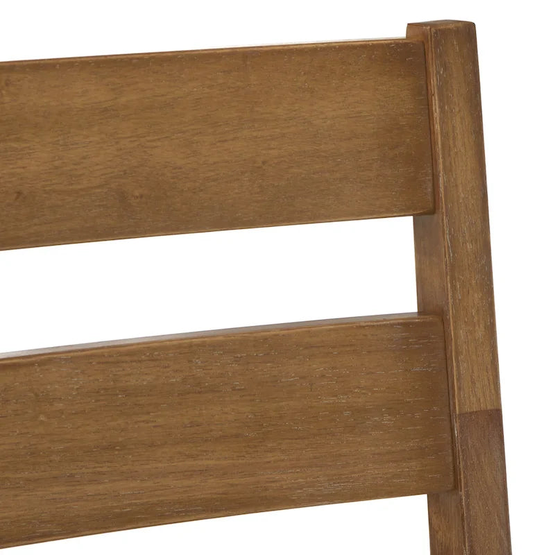 Chaises de salle à manger en bois massif (lot de 2)